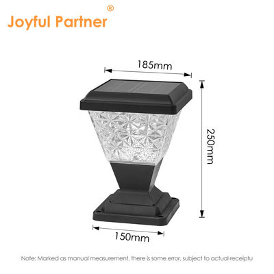 Наружный солнечный колонна головный свет IP65 водонепроницаемый 2835 SMD LED 150lm/w Противоультрафиолетовый корпус ПК