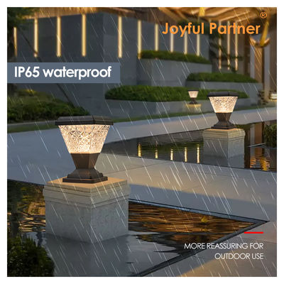 Наружный солнечный колонна головный свет IP65 водонепроницаемый 2835 SMD LED 150lm/w Противоультрафиолетовый корпус ПК