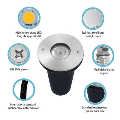 Наружная светодиодная подводная лампа RGB низкое напряжение RGB 3W 1W LED IP68 водонепроницаемая