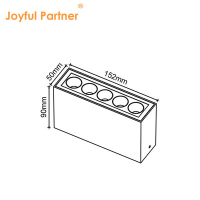 Новый дизайн линейного освещения низкое напряжение постоянного тока 24В светодиодный свет 2700k 3000k 4000k CE/RoHS 5 * 2W LED SMD закаленное стекло