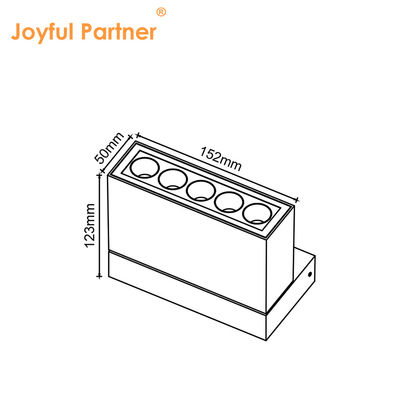 IP65 Высокий CRI Линейный светодиодный прожектор с антиотблеском Многофункциональный светодиодный прожектор