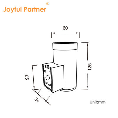 Современный индивидуальный двор IP65 водонепроницаемый садовый декор 6W наружной светодиодный стенный свет