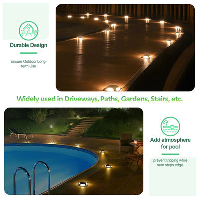 Радостный водонепроницаемый вложенный светодиодный подпольный свет Чистый алюминий 6063 корпус Один Два Четырехсторонние боковые излучатели