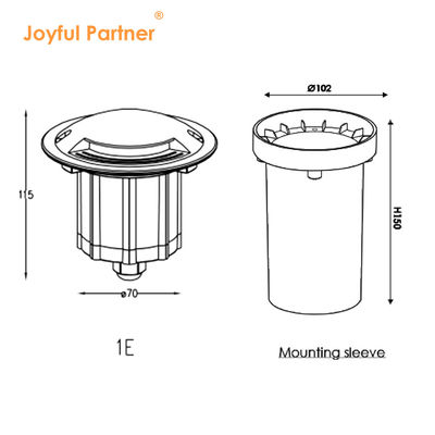 Внутриземные наружные светодиодные прогулочные фонари 6 Вт боковые светодиодные светодиоды для садового двора