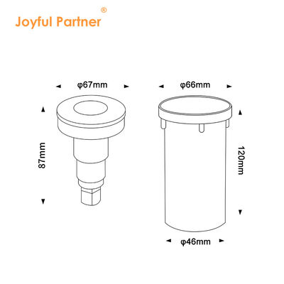 Светодиодный подводный светильник высокого качества, миниатюрный размер, диаметр 67 мм, для улицы, IP68, DC24V, подходит для бассейна