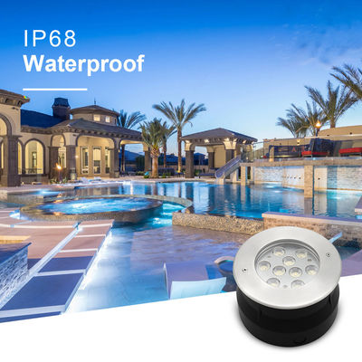 12V 24V светодиодный подводный свет 9W 18W RGB полный цвет из нержавеющей стали IP68 светильники для бассейна