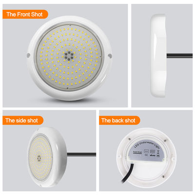 PAR56 светодиодный бассейн свет RGB AC12V IP68 смола заполненная ABS + ПК материал DIA152 * 26 мм Угол луча 120 градусов