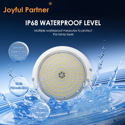 PAR56 светодиодный бассейн свет RGB AC12V IP68 смола заполненная ABS + ПК материал DIA152 * 26 мм Угол луча 120 градусов