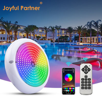 Цветоизменяющийся бассейн светильники ABS PC RGB Emtting 12V Ввод Теплая белая поверхность