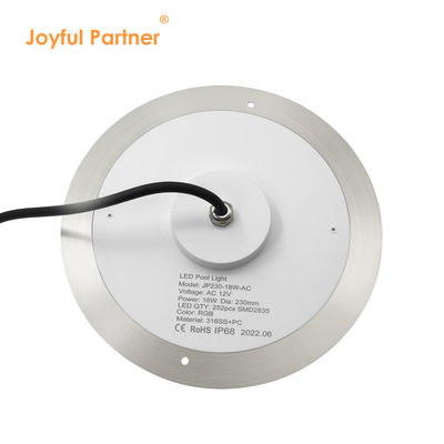 Светодиодный бассейн Ultra Slim Resin Filled DIA230mm AC/DC 12v PC Прозрачная крышка Поддержка настройка