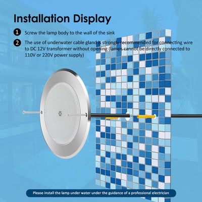 Подводное освещение для бассейна 316 из нержавеющей стали 25W Smd2835