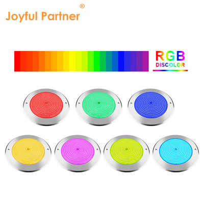 Подводные светодиодные бассейнные фонари 316 из нержавеющей стали 25W Smd2835 смола 3000K RGB бассейнная лампа SMD 2835 AC 12v IP68 полностью водонепроницаемая