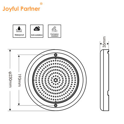Светодиодный подводный бассейн свет JOYFUL ЛАМПА RGB Wifi Control AC12V IP68 водонепроницаемый
