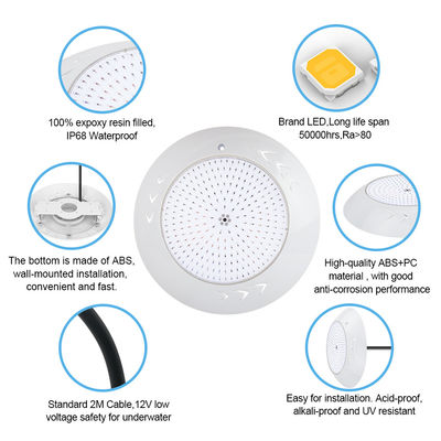 18W Par56 LED бассейн подводный бассейн подводный бассейн подводный бассейн AC 12V RGB для садов