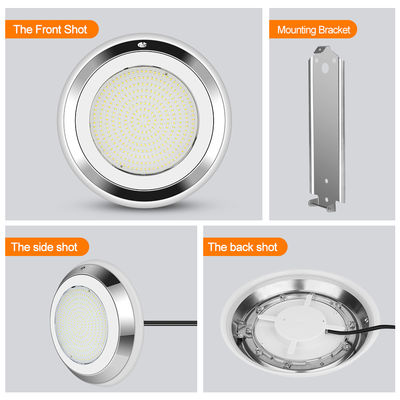 Подводный бассейн Свет AC12V из нержавеющей стали Цветоизменяющийся RGB DIA280*35MM