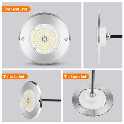 Светодиодный светильник для бассейна Par 56 RGB 6 Вт 10 Вт 18 Вт 25 Вт 35 Вт 42 Вт ультратонкий 7,5 мм сверхтонкий, заполненный смолой, напряжение переменного тока 12 В, светодиод SMD с материалом SS316L