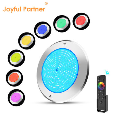 Дистанционное управление Водный бассейн Светильники из нержавеющей стали 316 На поверхности установлено 42W Бассейнный свет AC12/24V RGB