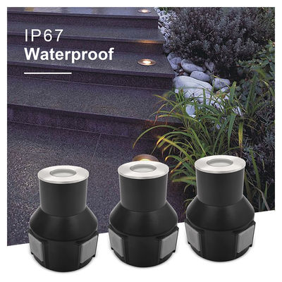 3W IP67 Садовые лестничные фонари RGB3in1 Алюминиевый корпус Передняя крышка из нержавеющей стали с двухлетней гарантией