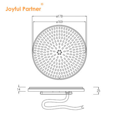Светодиодная панель для плавания Источник света AC12V Ультратонкий 18W 25W 35W Легкая замена Хорошее рассеивание тепла