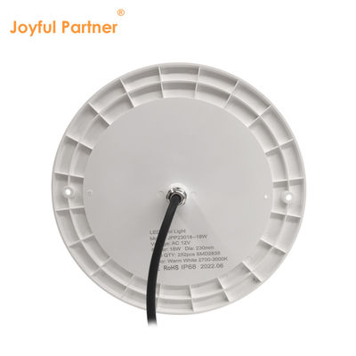 Резиновый бассейн DIA120MM AC12V 10W полностью пластмассовый SMD2835 63PCS Постоянное напряжение