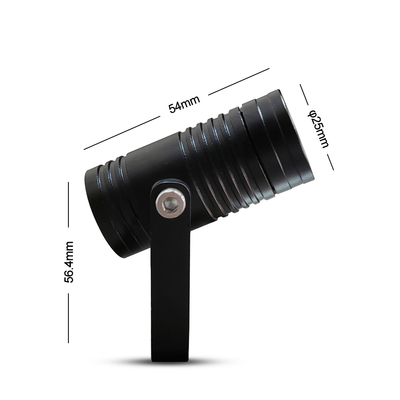 Уличный ландшафтный настенный светильник 1 Вт IP65 DC24V Садовые прожекторы со стильным дизайном