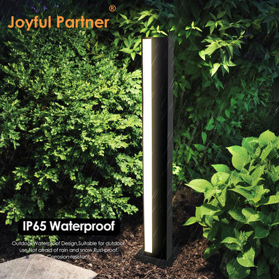 Наружный светодиод Болярдный свет Квадратный алюминиевый порошкообразный покрытие CREE LED AC100-265V L110 * W110 * H900mm IP65 для использования на газоне