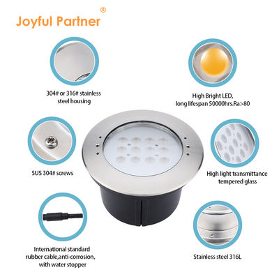 Бассейн Подводный свет 20 Вт IP68 316 из нержавеющей стали с управлением DMX