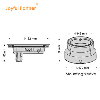 Светильник для уличного бассейна DC24V 12W RGB прозрачное стекло нержавеющая сталь 316 IP68 для проектов технического обслуживания