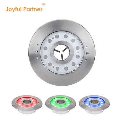 Underwater Fountain Lamp IP68 12W 24W 36W Warm White RGB Stainless Steel 316L With Customized logo