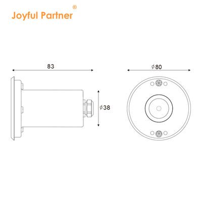 Свет бассейна 3W DC24V SS Материал CE Сертифицированный долговечный глубокий антиотблеск с картонной упаковкой