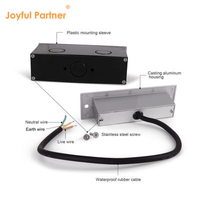Внешний шаговой свет встроенный IP65 шаговой свет внешнее освещение 3W SAMSUNG SMD5630 DC24v