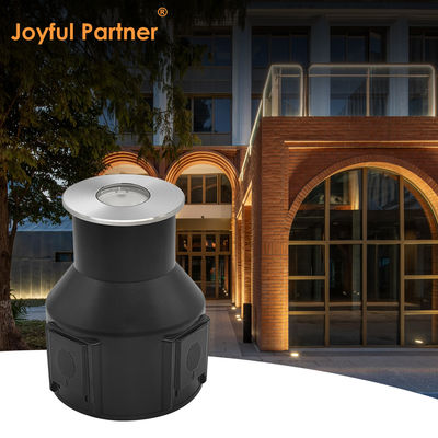 Встроенный IP67 подземный свет низкое напряжение 1W 3W 3000K DC24v Круглая квадратная форма с передней крышкой из нержавеющей стали