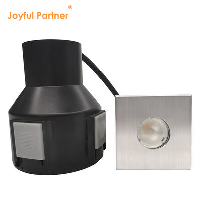 Recessed Underground Light Waterproof 3000K 55*55MM 24V DC IP67  SS316L Square Shape With Frosted Glass