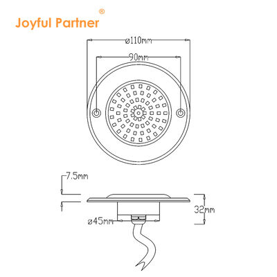 Бассейн светодиодные фонари 316 из нержавеющей стали материал PAR56 полная смола заполненная IP68