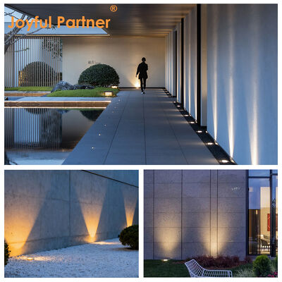 Счастливый Партнер Поверхность Шаг Садовые огни Низкое напряжение 12 24В 6W CREE COB Теплый белый квадрат