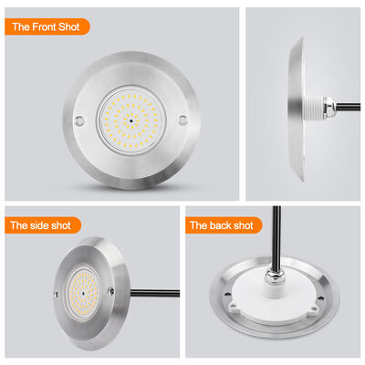 Светодиодный светильник для бассейна LED PAR56 6W SMD2835, размеры 110*34MM, 20 шт/кор., DC12V, нержавеющая сталь 316 с ABS
