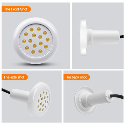 AC12V Пластиковый бассейн свет 6W смола заполненная 100% IP68 Для подводного использования