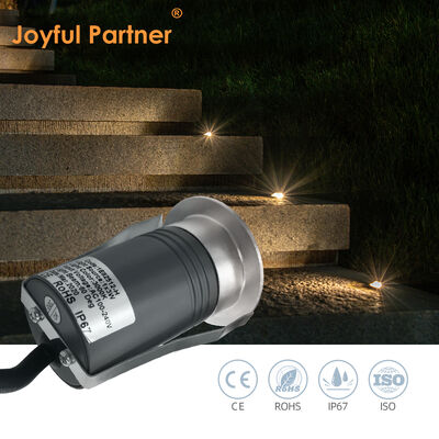 3W Inground Lighting Aluminum Body Material Stainless Steel 316 Front Cover AC100-240V 3000K With 0.5M Cable