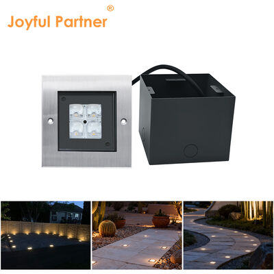 Квадратные светодиодные подземные фонари 24В 8W 3000K 316 Нержавеющая сталь с ABS ручкой