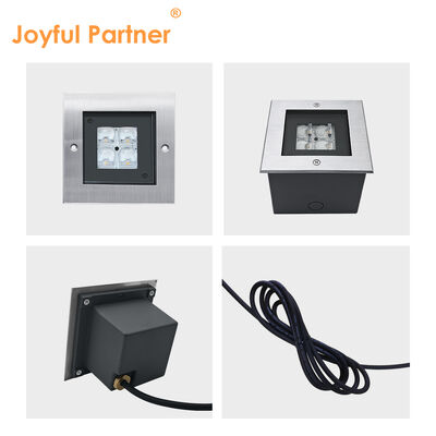 Продвинутые квадратные светодиодные подземные фонари 24В 8W 316 из нержавеющей стали с 2-летней гарантией замены