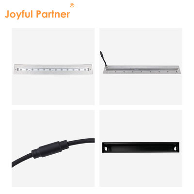 Подводный линейный светильник DC12V нержавеющая сталь 316 DMX 512 RGB 12W 24W Длина 628 мм для водопада
