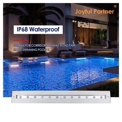 Подводный линейный светильник DC12V нержавеющая сталь 316 DMX 512 RGB 12W 24W Длина 628 мм для водопада