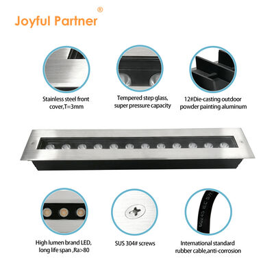 LED Underground Light Length 1000MM IK08 RA85 24W 48W CCT 3000K Для проекта освещения зданий