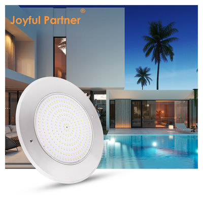 18W 316SS Подводная стена LED бассейна 230MM DC12V 252pcs SMD2835 Теплое белое Постоянное напряжение
