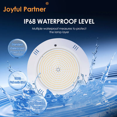 Эпоксидная смола под водой под водой бассейн свет настенный ABS корпус IP68 AC12V 18W Диа 260 мм