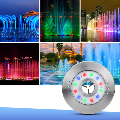 МОЩНЫЙ IP68 ВОДОНЕПРОНИЦАЕМЫЙ СВЕТОДИОДНЫЙ RGB СВЕТИЛЬНИК ДЛЯ ФОНТАНА 12 Вт 18 Вт С СЕРТИФИКАЦИЕЙ CE ROHS