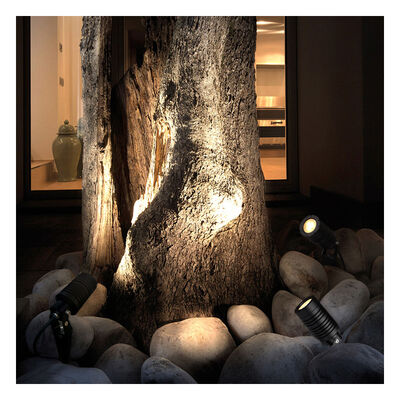 Светодиодные садовые светильники IP65 14W COB DC24V LED DIA68MM 2700K Теплая белая противосветовая каска для садового освещения